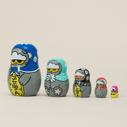 ZO&FRIENDS ZOA & AKIZAKI Lucky Shop Matryoshka Doll Set